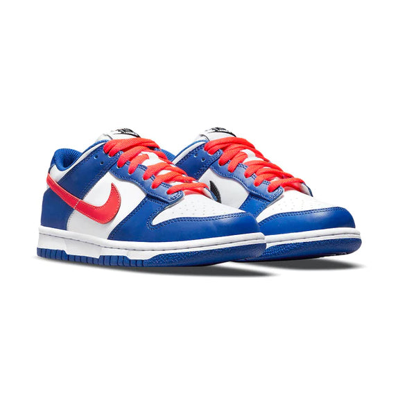 nike dunk low game royal crimson baskets vue arrière