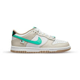 Nike Dunk Low Split Seam White Tan Mint, Baskets Basses Unisexe Cuir