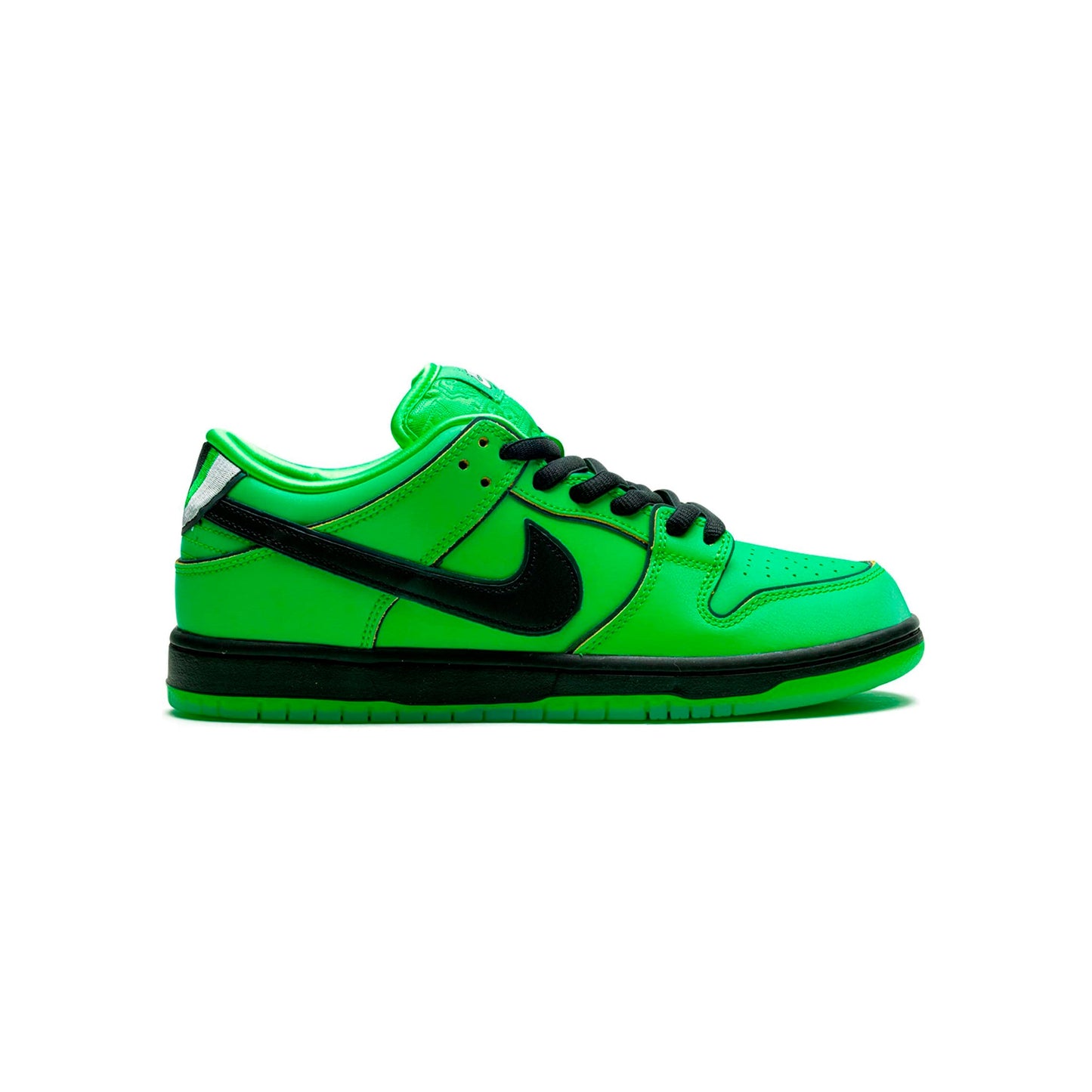nike dunk low sb powerpuf girls buttercup baskets vue latérale