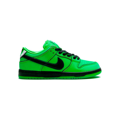 Nike SB Dunk Low x Powerpuff Girls Buttercup Baskets Vert Jaune Homme Femme - 1