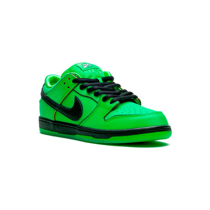 Nike SB Dunk Low x Powerpuff Girls Buttercup Baskets Vert Jaune Homme Femme - 2