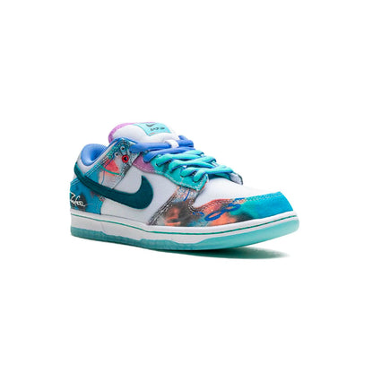 Nike Dunk Low SB Futura Laboratories Aqua Teal White, Baskets Basses Unisexe Mesh et Toile – photo 2