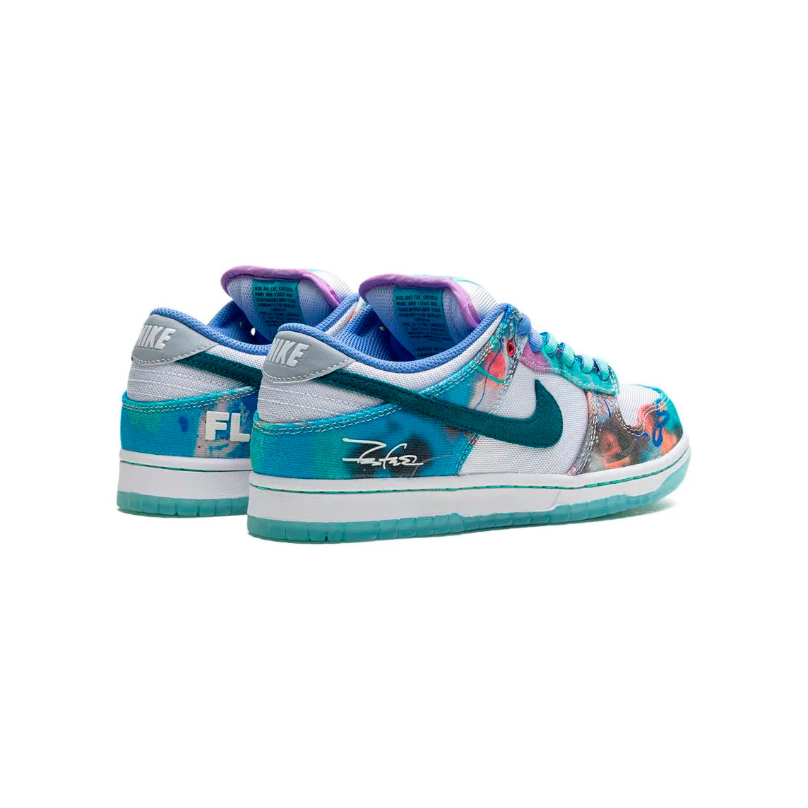 Nike Dunk Low SB Futura Laboratories Aqua Teal White, Baskets Basses Unisexe Mesh et Toile – photo 3