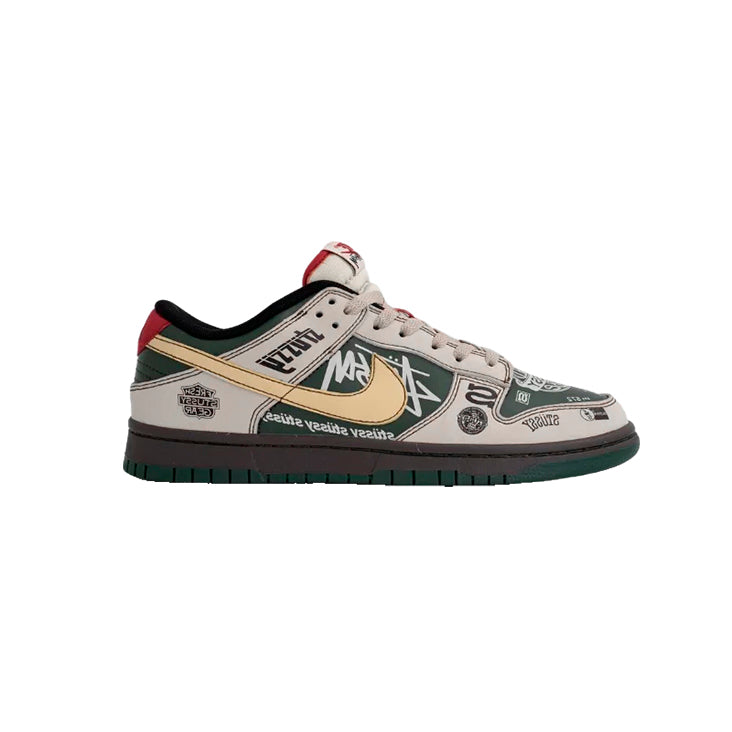 nike dunk low stussy beemer baskets vue latérale