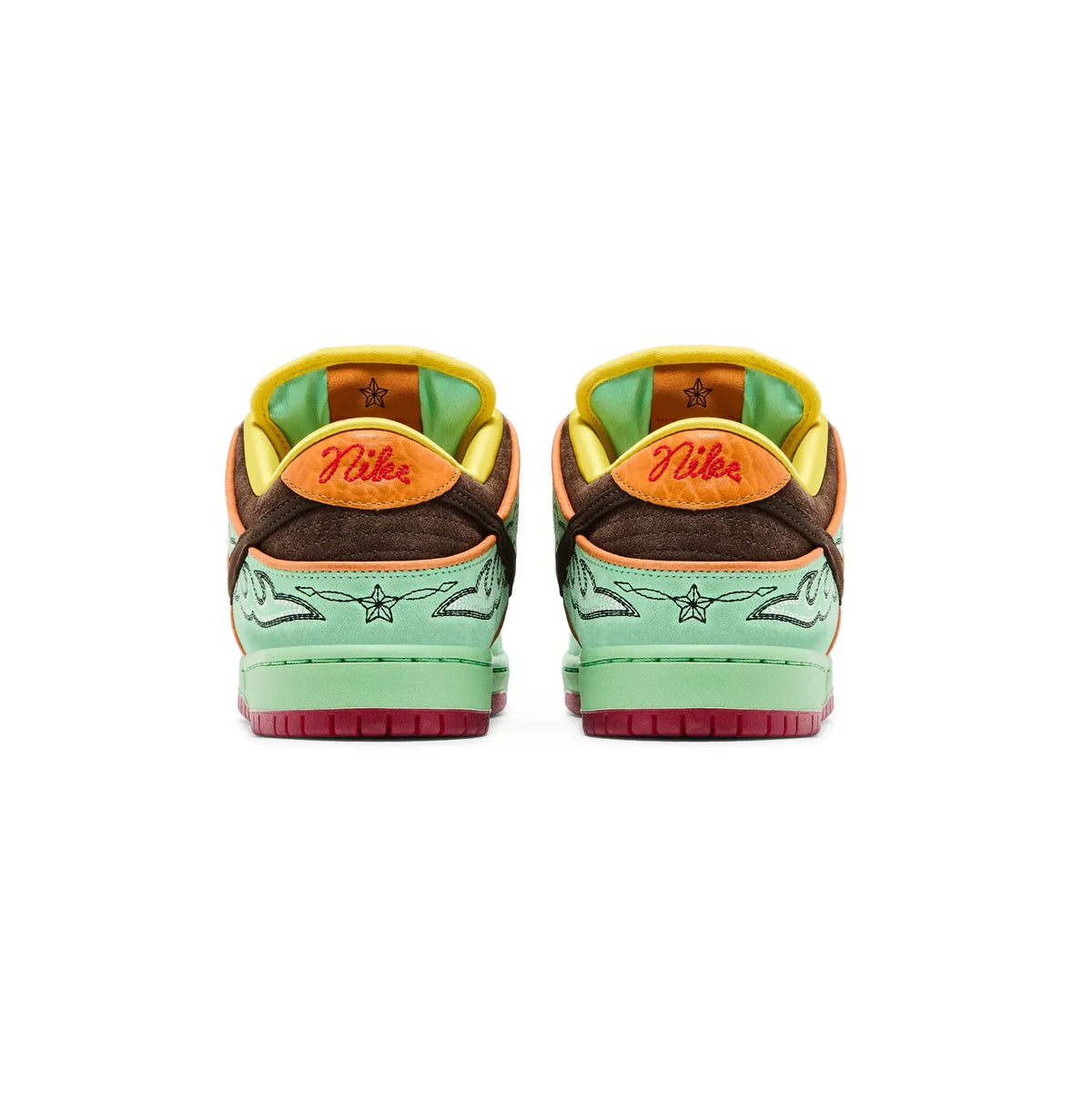 Nike SB Dunk Low Rodeo Tourmaline Baskets Vert Marron Homme Femme - 3