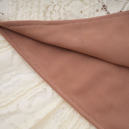 Robe Maxi Femme Dentelle Épaules Dénudées – Manches Longues Ourlet Évasé