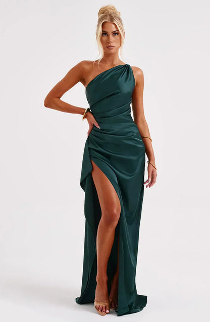 Dakota | Robe de soirée maxi asymétrique pour femme