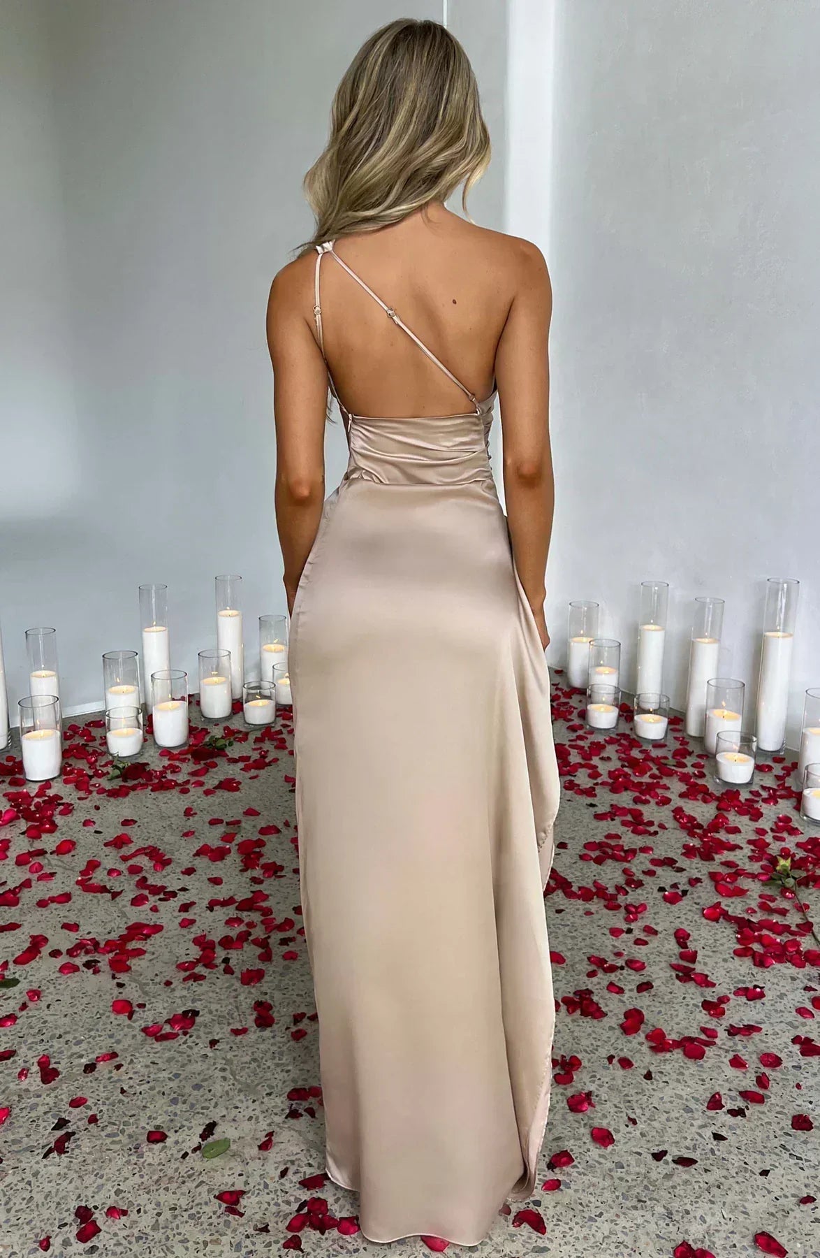 Dakota | Robe de soirée maxi asymétrique pour femme
