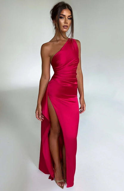 Dakota | Robe de soirée maxi asymétrique pour femme