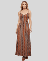 Robe Longue Femme Smockée – Bretelles Fines & Double Fente Cuisse