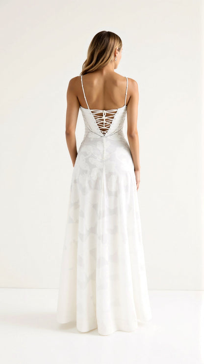 Donna | Robe longue bustier pour invitée de mariage femme