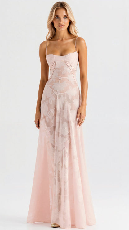 Donna | Robe longue bustier pour invitée de mariage femme