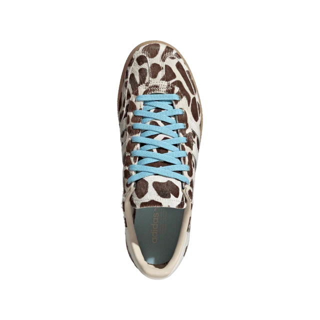 Sneakers basses Adidas Handball Spezial cow print crystal linen unisexe