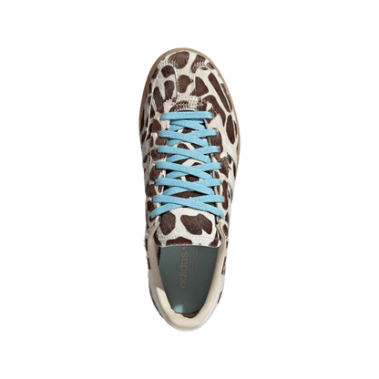 Sneakers basses Adidas Handball Spezial cow print crystal linen unisexe