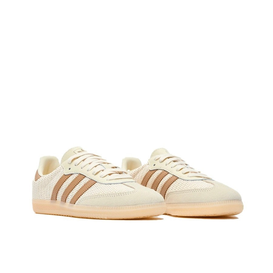 Sneakers basses Adidas Samba cream white cardboard unisexe