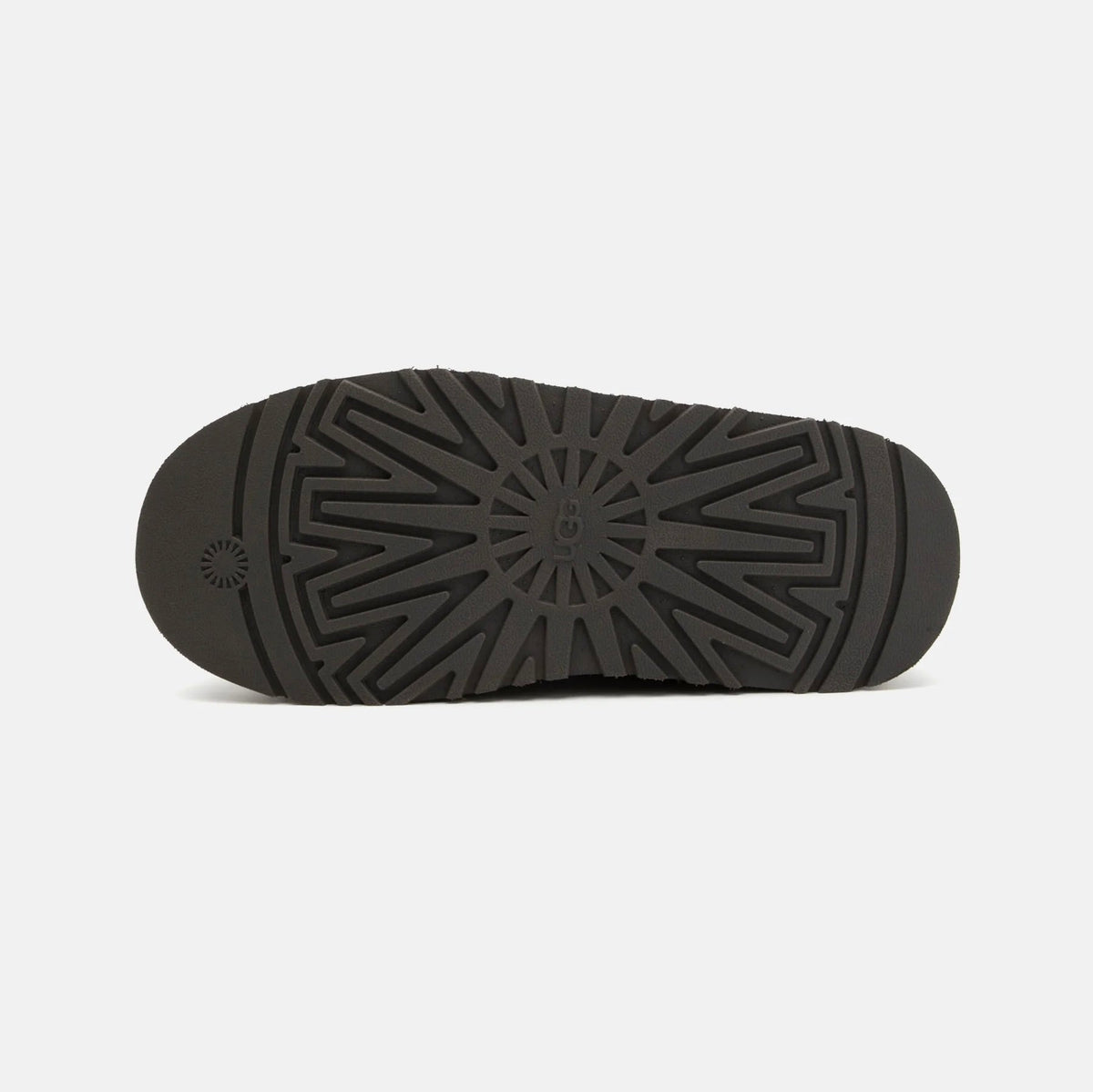 UGG Tazz Hickory chaussons à plateforme femme en daim et peau de mouton marron hickory, vue arrière