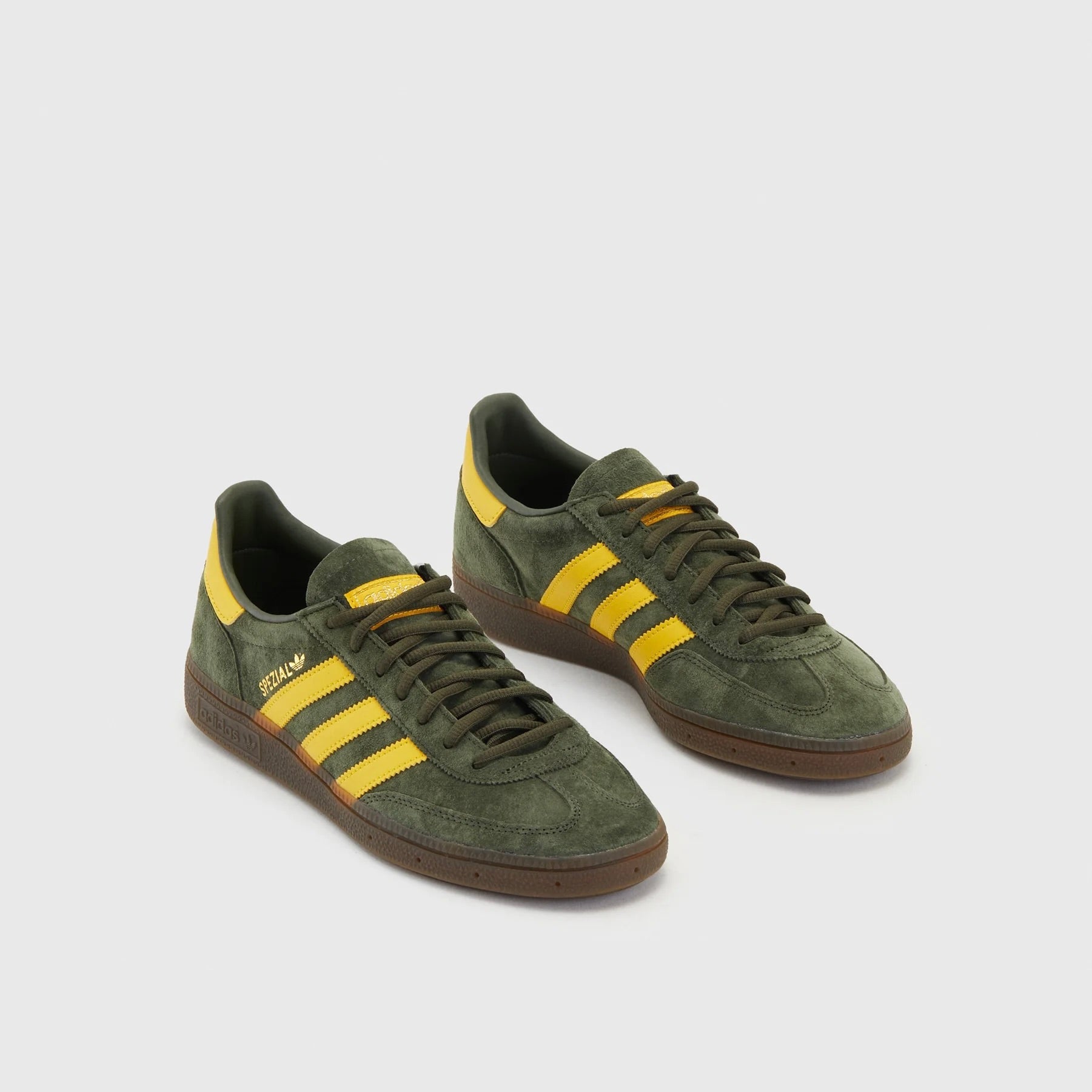 Sneakers basses Adidas Handball Spezial night cargo tribe yellow unisexe