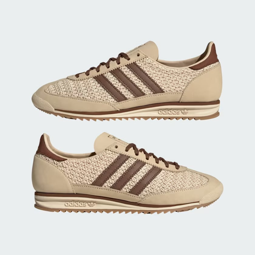 Sneakers basses Adidas SL 72 crochet sand strata unisexe