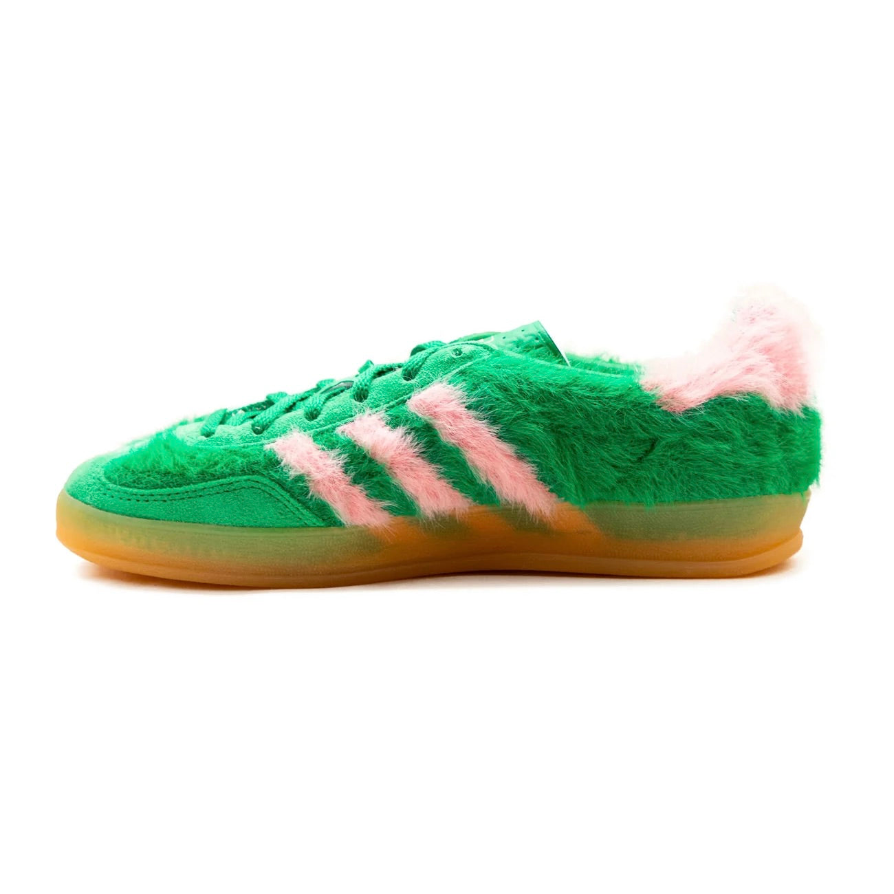 Sneakers basses Adidas Gazelle Indoor green glow pink unisexe