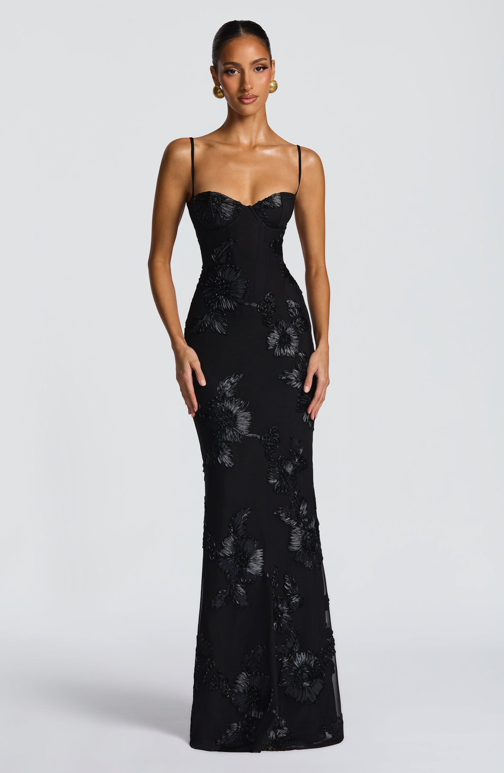 Emma | Robe longue fleurie pour femmes, invitée de mariage