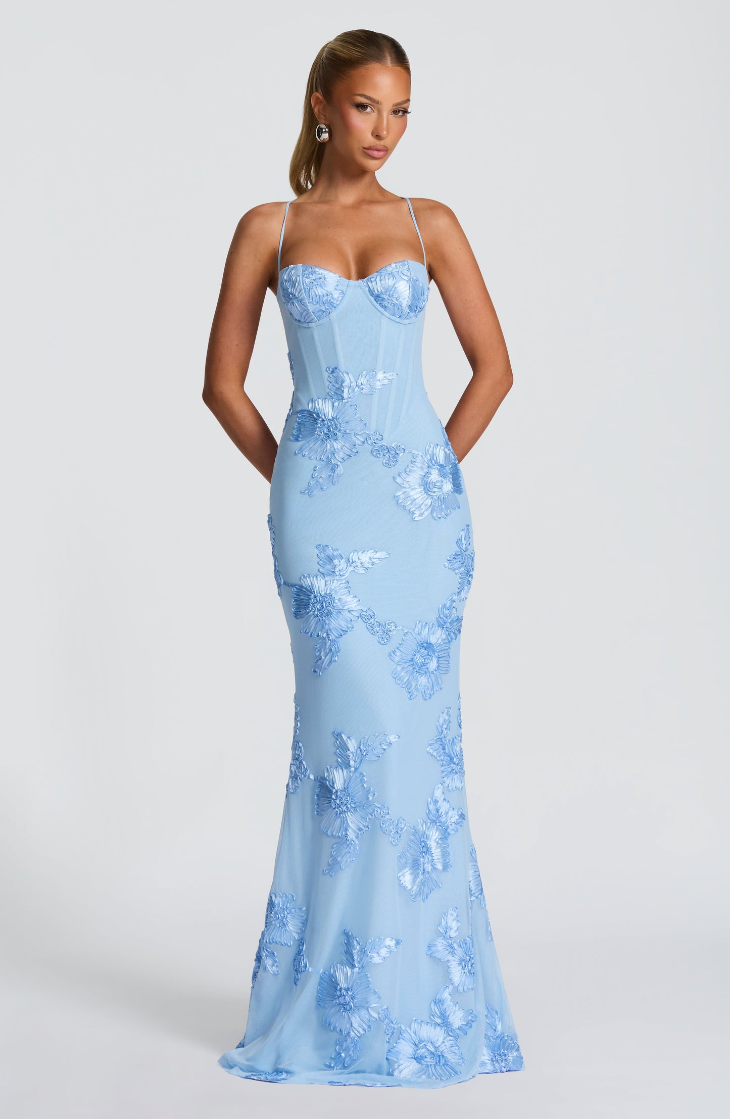 Emma | Robe longue fleurie pour femmes, invitée de mariage