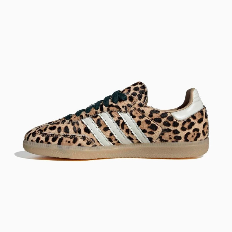 Sneakers basses Adidas Samba OG leopard magic beige unisexe