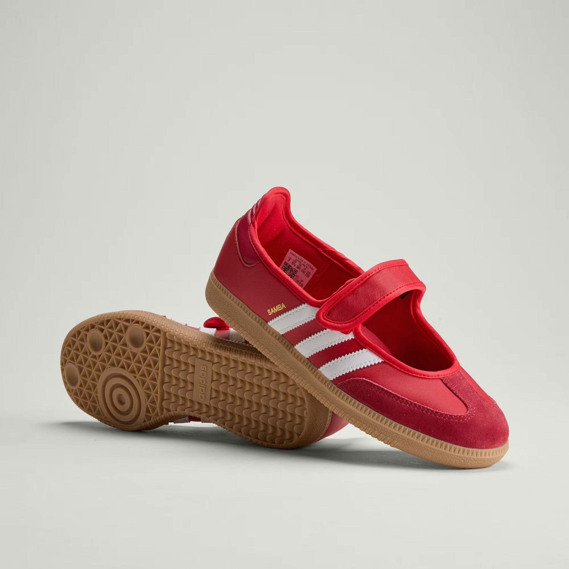 Sneakers basses Adidas Samba jane scarlet white gum unisexe