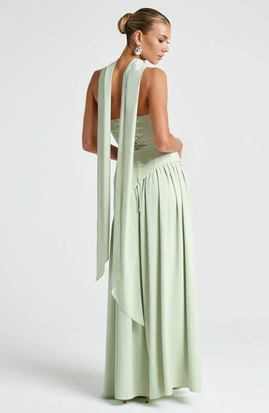 Fiona | Robe maxi asymétrique pour femmes, invitée de mariage