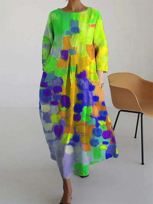 Fiona | Robe longue fleurie pour femme été