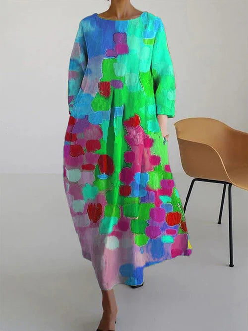 Fiona | Robe longue fleurie pour femme été