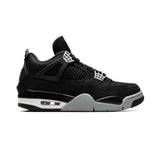 Air Jordan 4 Black Canvas – Baskets Homme Femme en Daim Style Basketball