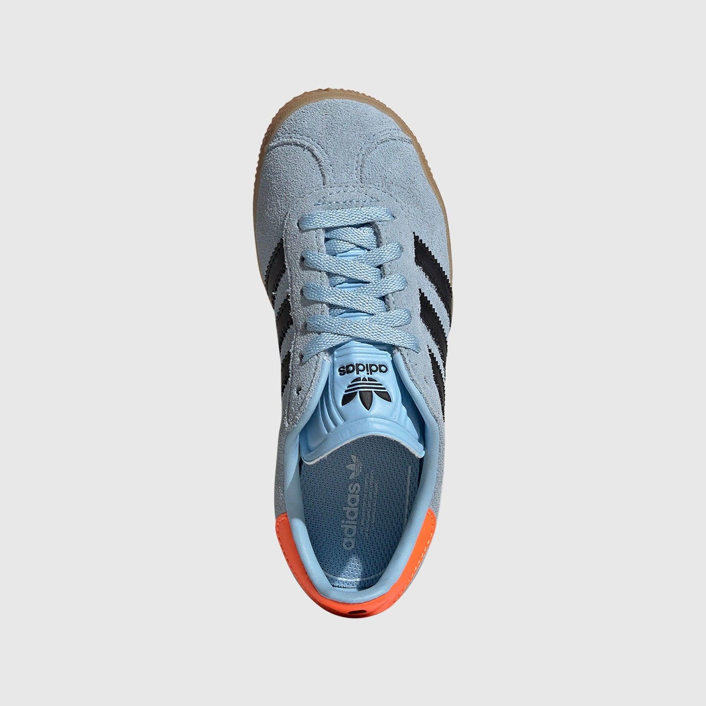 Sneakers basses Adidas Gazelle clear sky core black unisexe