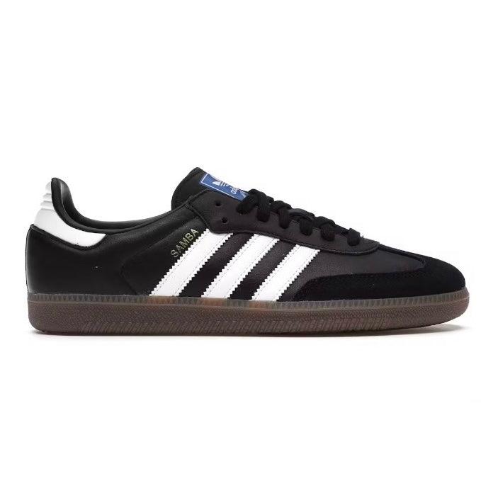 Sneakers basses Adidas Samba OG black white gum unisexe