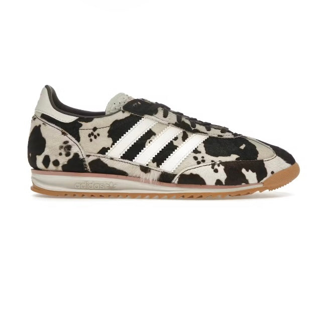 Sneakers basses Adidas SL 72 cow print unisexe