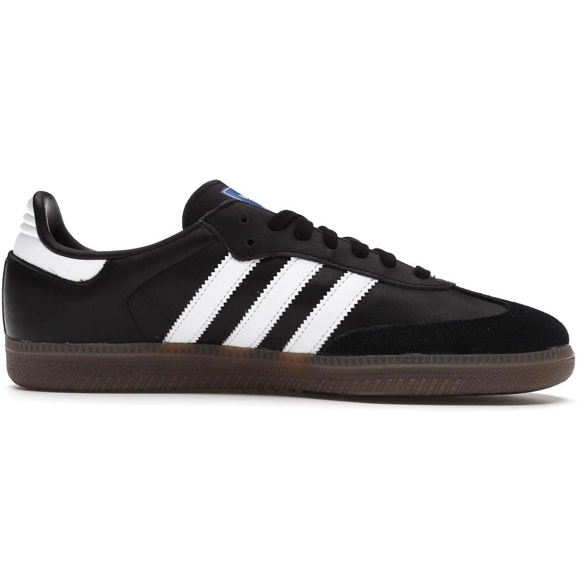 Sneakers basses Adidas Samba OG black white gum unisexe