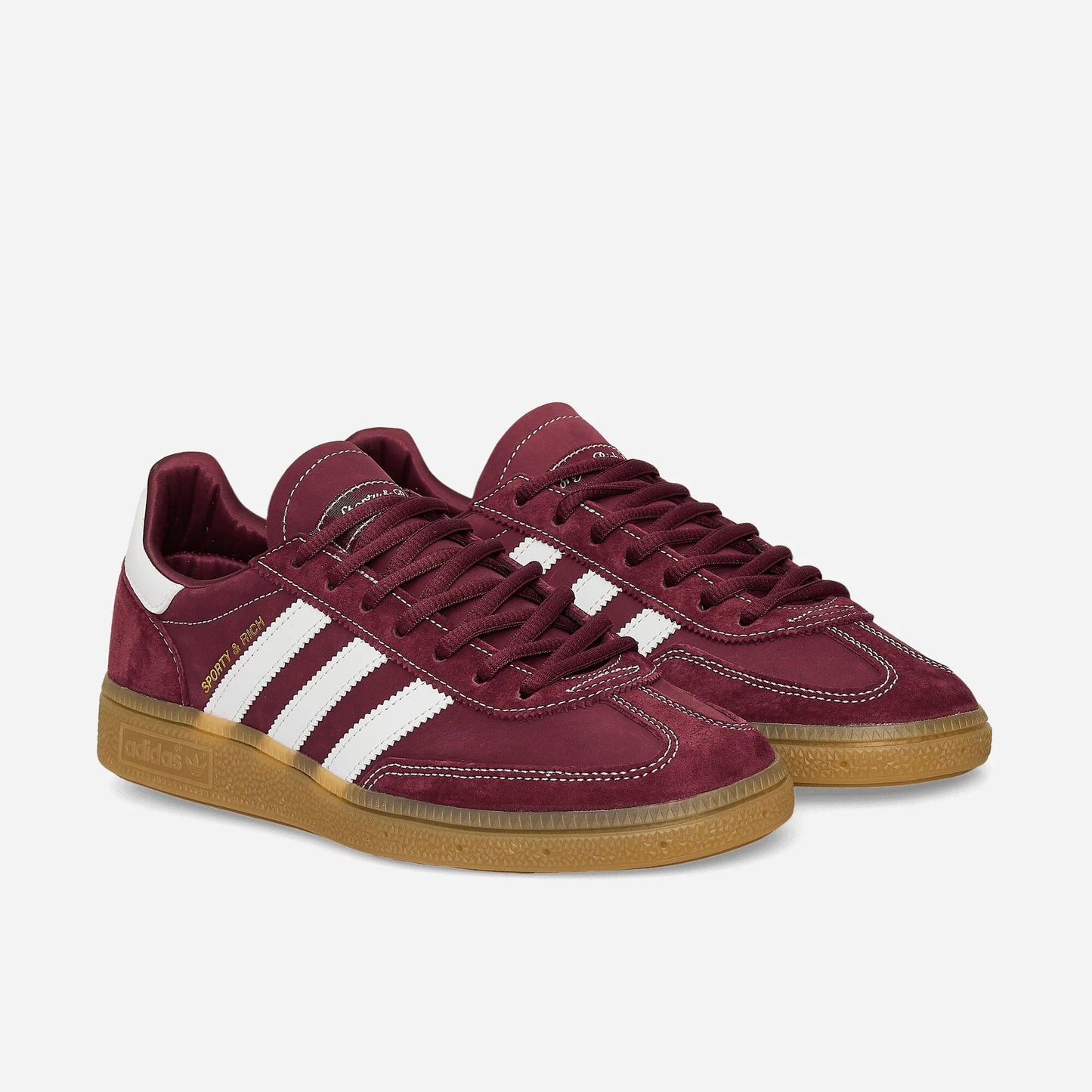 Sneakers basses Adidas Handball Spezial sporty & rich shadow red unisexe