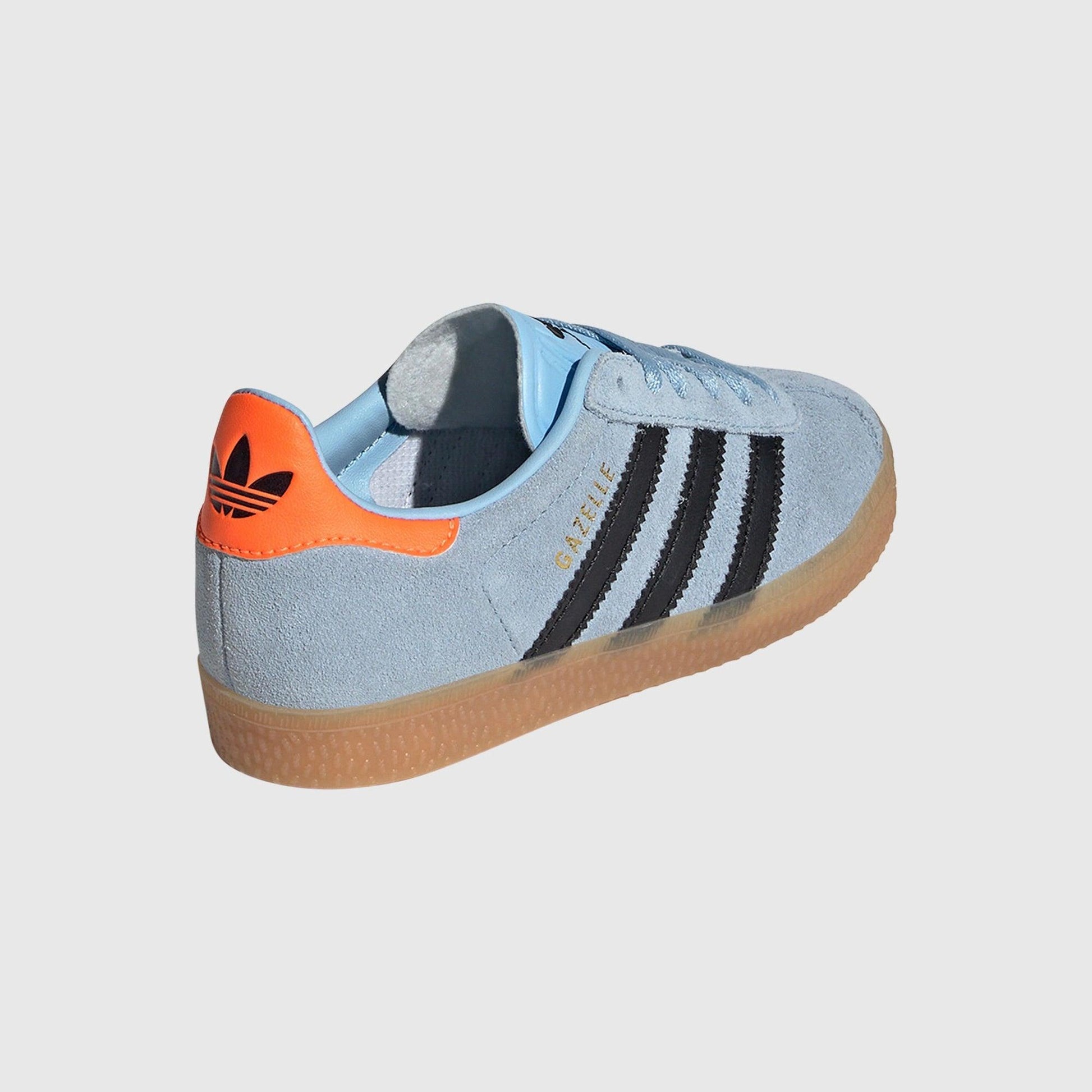 Sneakers basses Adidas Gazelle clear sky core black unisexe