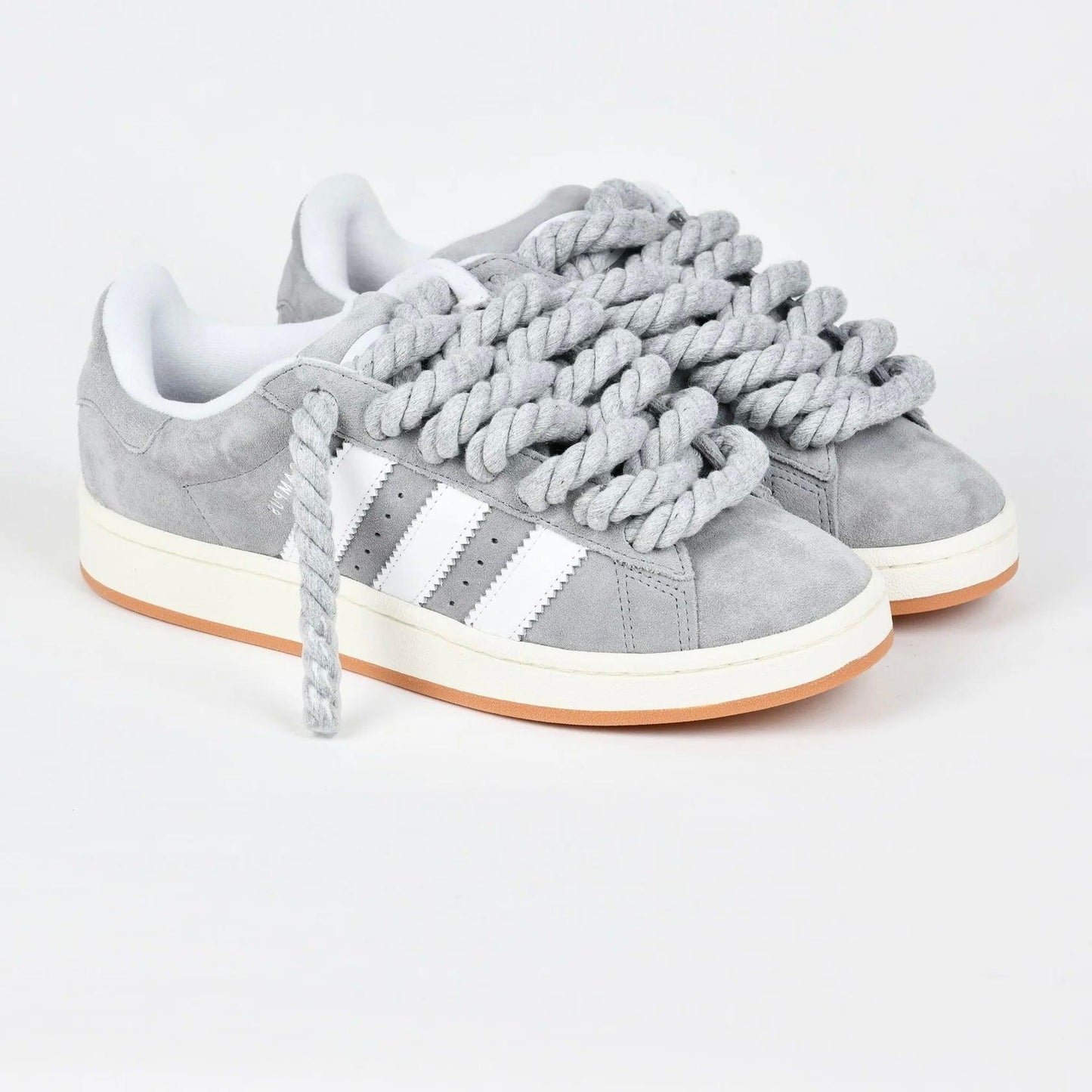 Sneakers basses Adidas Campus 00s grey adidas rope laces custom grey unisexe