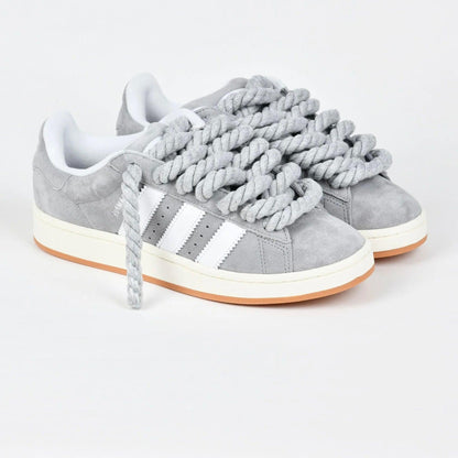 Sneakers basses Adidas Campus 00s grey adidas rope laces custom grey unisexe