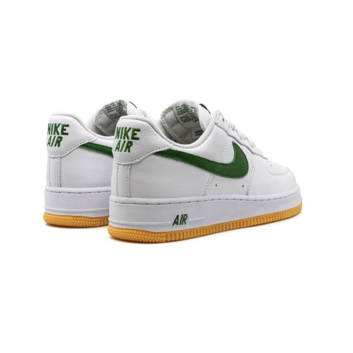 Nike Air Force 1 Low Retro Green Swoosh Baskets Blanc Vert Homme Femme - 3