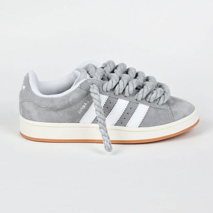 Sneakers basses Adidas Campus 00s grey adidas rope laces custom grey unisexe