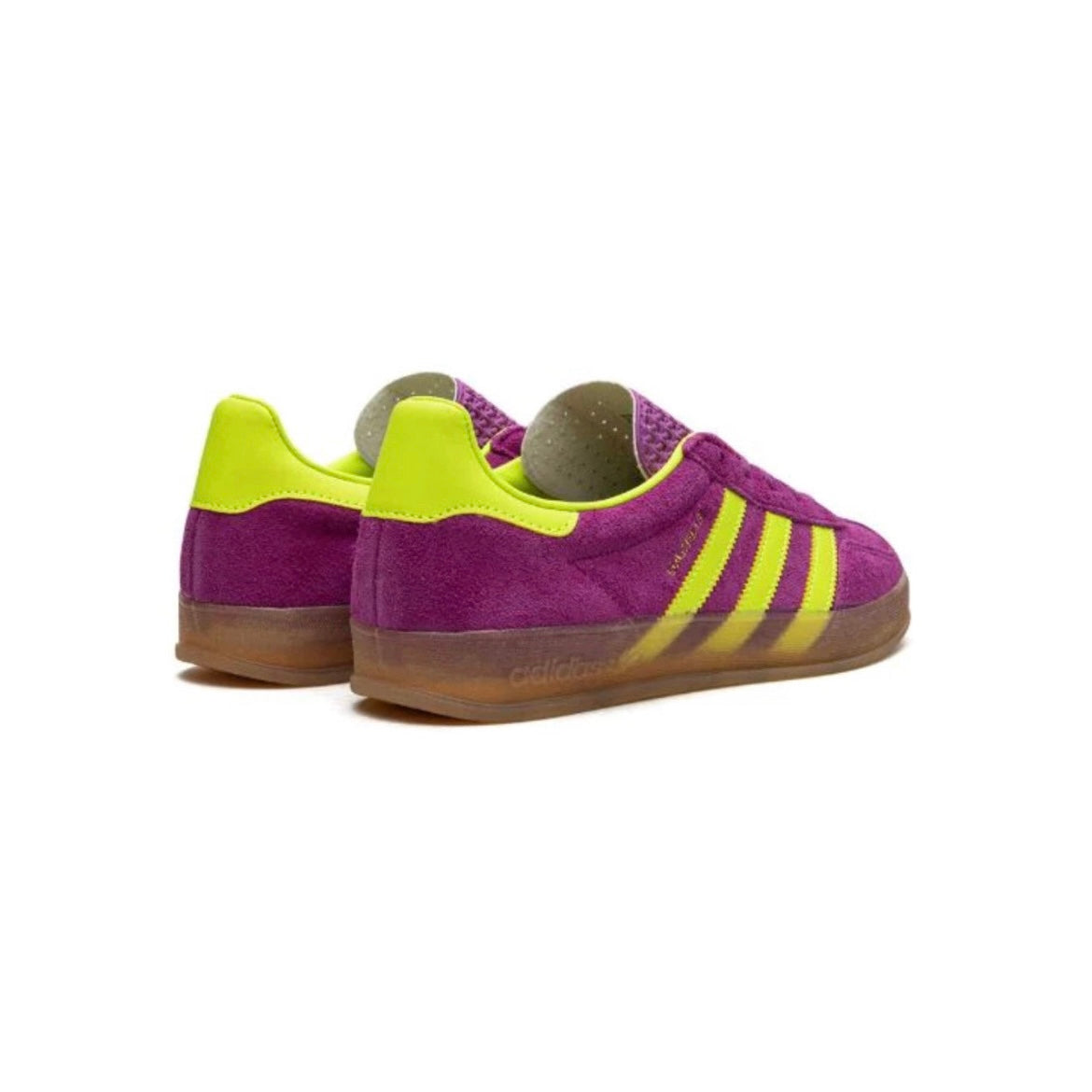 Sneakers basses Adidas Gazelle Indoor shock purple & yellow unisexe