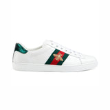 Gucci Ace Low Top Baskets Blanc Vert