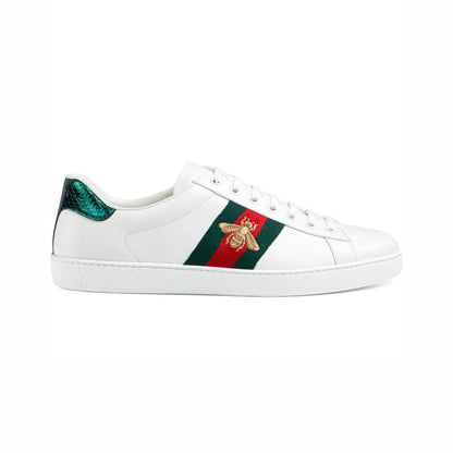 Gucci Ace Low Top Baskets Blanc Vert