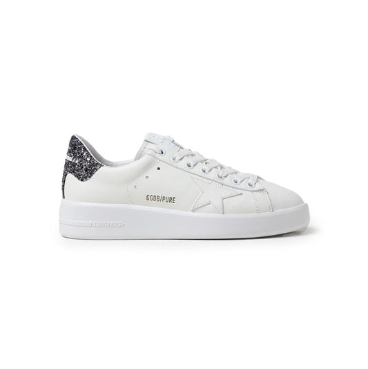 Golden Goose Purestar Baskets Gris Pailleté Femme - 1