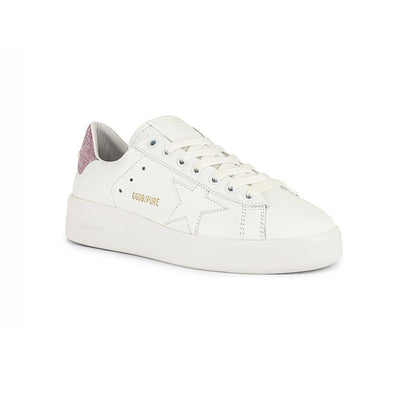 Golden Goose Purestar Glitter Pink Baskets Cuir Pailleté