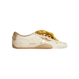 Golden Goose True Star Patch Low Gold Star Baskets Cuir Vieilli