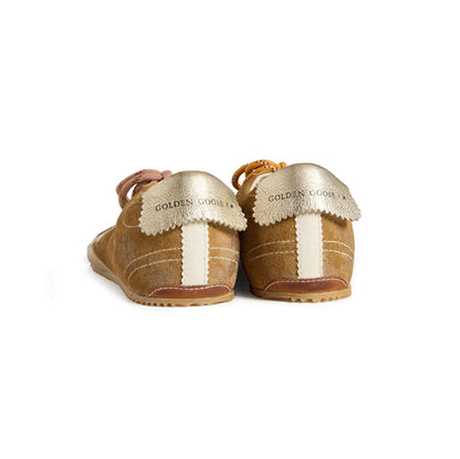 Golden Goose True Star Patch Low Baskets Cuir Vieilli