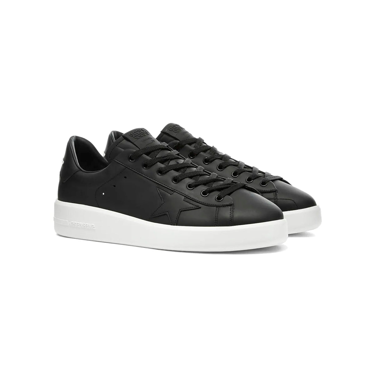 Golden Goose Purestar Leather Baskets Cuir Vieilli