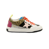 Golden Goose Yeah Leopard Baskets Cuir Vieilli